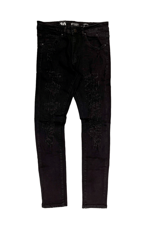 WAIMEA SKINNY FIT JEANS ‘JET BLACK’