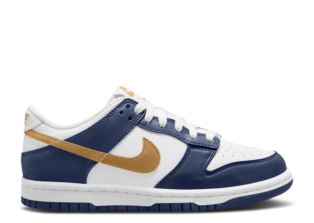 NIKE DUNK LOW GS 'MIDNIGHT NAVY WHEAT'