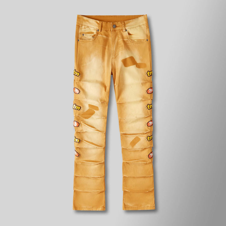 HYDE PARK CRINKLE DENIM ‘GOLD’