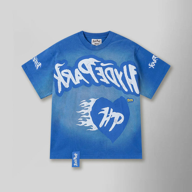 HYDE PARK SPONSORWAY TEE ‘COOL BLUE’