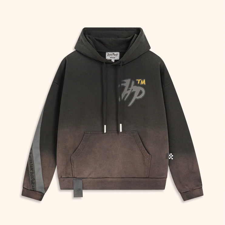 HYDE PARK RACE TO THE TOP HOODIE ‘OFF BLACK’