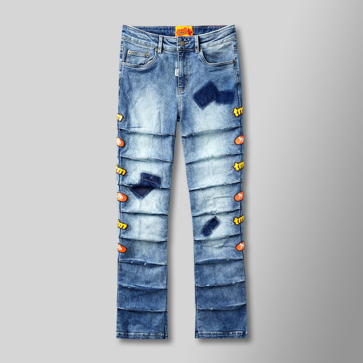 HYDE PARK CRINKLE DENIM ‘BLUE’