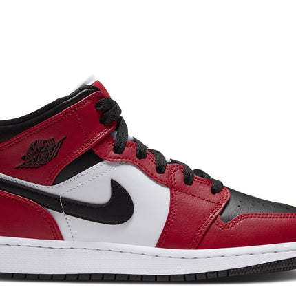 AIR JORDAN 1 MID GS 'CHICAGO BLACK TOE'