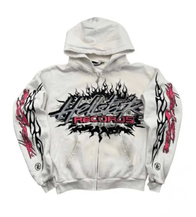 HELLSTAR RECORDS GLITTER ZIP-UP