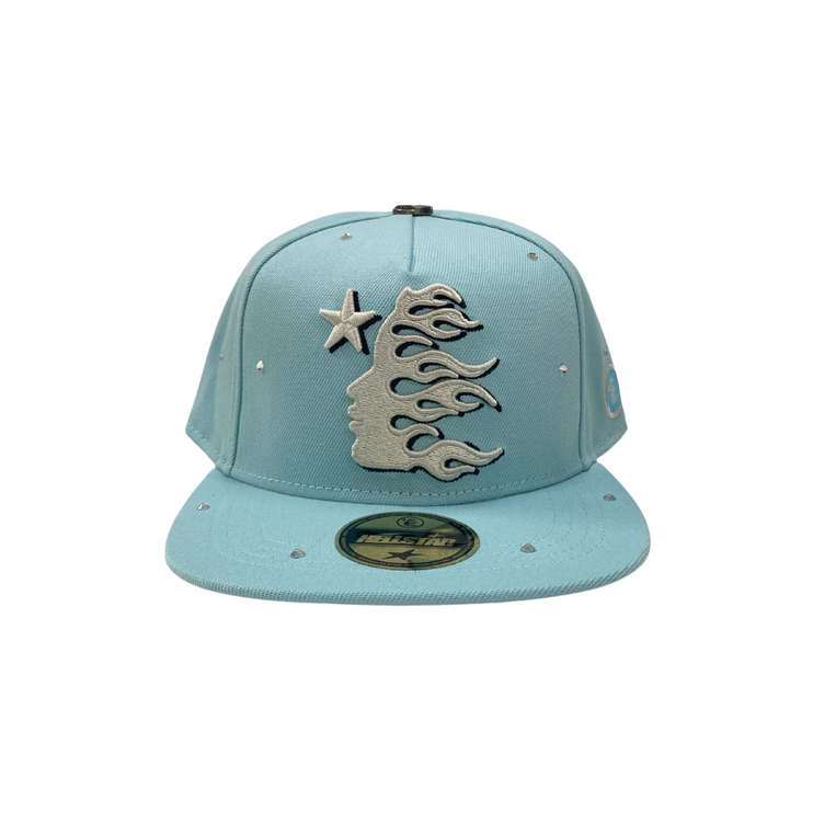 HELLSTAR OG LOGO HAT (FITTED + RHINESTONES)