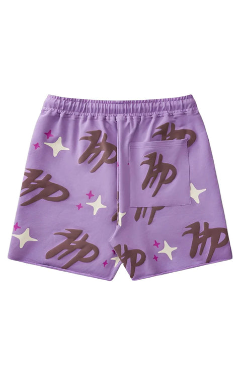 HYDE PARK PUFF THE MAGIC PATTERN SHORTS PURPLE