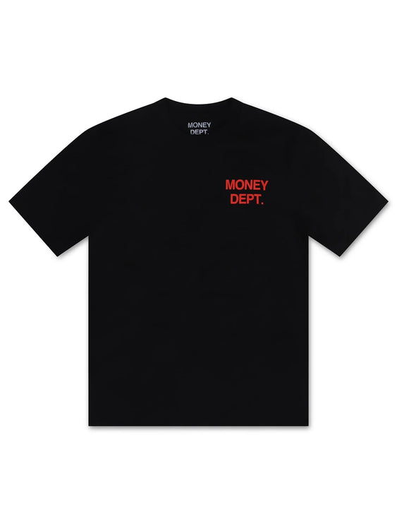 Money Dept. Los Angeles Heavyweight Tee - Black/Red